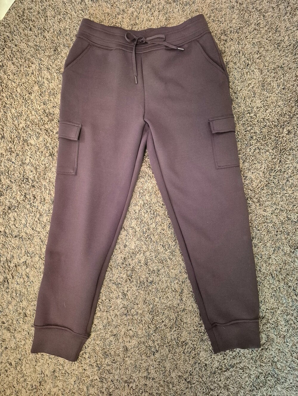 32 Degrees Women's Cargo Jogger Pants Purple (Eggplant Color) Size Medium